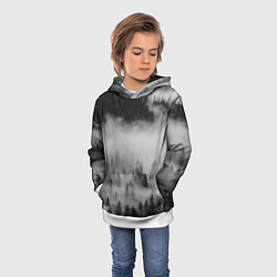 Толстовка-худи детская ТУМАННЫЙ ЛЕС FOREST, цвет: 3D-белый — фото 2