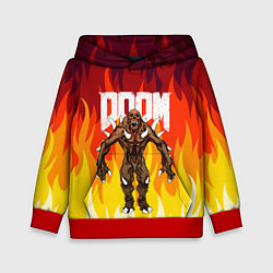 Детская толстовка DOOM IMP FIRE AND MONSTER