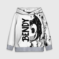 Толстовка-худи детская BENDY - БЕНДИ БРЫЗГИ КРАСКИ, цвет: 3D-меланж
