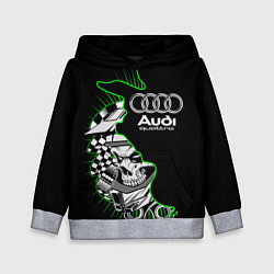 Детская толстовка Audi quattro череп