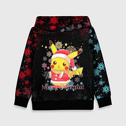 Детская толстовка MERRY CHRISTMAS ПИКАЧУ 2022 ПОКЕМОНЫ