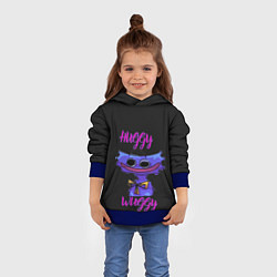 Толстовка-худи детская Poppy Playtime: Huggy, цвет: 3D-синий — фото 2