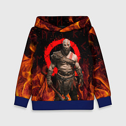 Детская толстовка GOD OF WAR РАГНАРЁК, КРАТОС В ОГНЕ
