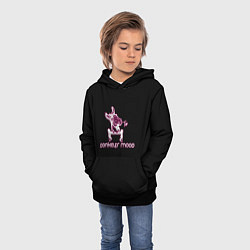 Толстовка-худи детская Donkeys mood, цвет: 3D-черный — фото 2