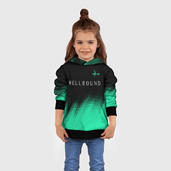 Толстовка-худи детская HELLBOUND - ARROWHEADS - Полутона, цвет: 3D-черный — фото 2