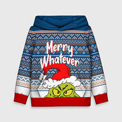 Детская толстовка MERRY WHATEVER GRINCH