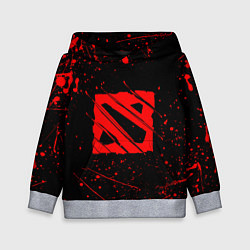 Детская толстовка DOTA 2 БРЫЗГИ КРАСОК, КРОВЬ