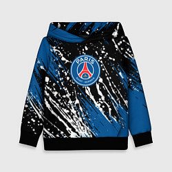 Толстовка-худи детская PSG футбольный клуб, цвет: 3D-черный