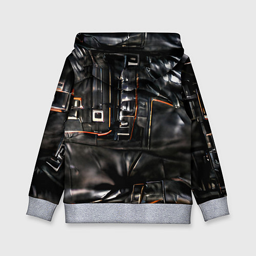 Детская толстовка Стиль терминатора / 3D-Меланж – фото 2