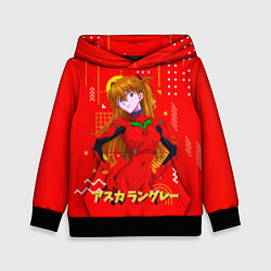 Детская толстовка Аска Лэнгли Сорью Evangelion