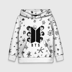 Детская толстовка ЛОГОТИП БТС LOGO BTS