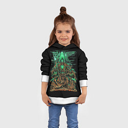 Толстовка-худи детская Отряд Некронов, цвет: 3D-белый — фото 2