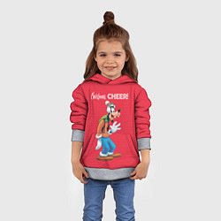 Толстовка-худи детская Гуфи Cheer, цвет: 3D-меланж — фото 2