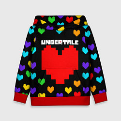 Детская толстовка UNDERTALE HEART COLOR HEROES