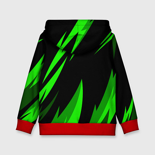 Детская толстовка SKODA Логотип Узор / 3D-Красный – фото 2