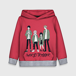 Толстовка-худи детская World trigger team, цвет: 3D-меланж