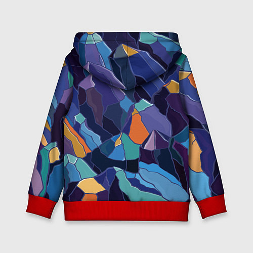 Детская толстовка Люмин путешественница из Genshin Impact / 3D-Красный – фото 2