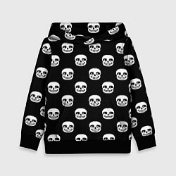 Детская толстовка UNDERTALE SANS SKULL FACE PATTERN УЗОР