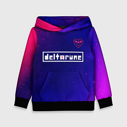 Толстовка-худи детская DELTARUNE - Космос, цвет: 3D-черный