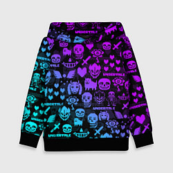 Детская толстовка UNDERTALE NEON PATTERN УЗОР