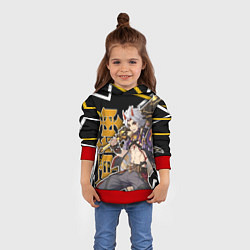 Толстовка-худи детская АРАТАКИ ИТТО ГЕОМЕТРИЯ ITTO, цвет: 3D-красный — фото 2