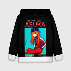 Толстовка-худи детская Asuka - Neon Genesis Evangelion, цвет: 3D-белый