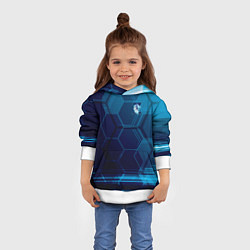 Толстовка-худи детская Z - Гордость Питера, цвет: 3D-белый — фото 2