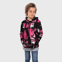 Толстовка-худи детская АКАШИ СЕЙДЖУРО ЛУЧШИЕ МОМЕНТЫ, цвет: 3D-меланж — фото 2