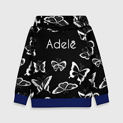 Детская толстовка Адель летящие бабочки