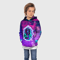 Толстовка-худи детская Кобра Кай 2022, цвет: 3D-белый — фото 2