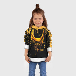 Толстовка-худи детская Bendy and the Ink Machine Бэнди чудовище, цвет: 3D-белый — фото 2