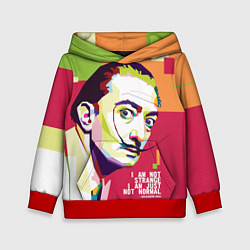 Детская толстовка Salvador Dali - i am just not normal