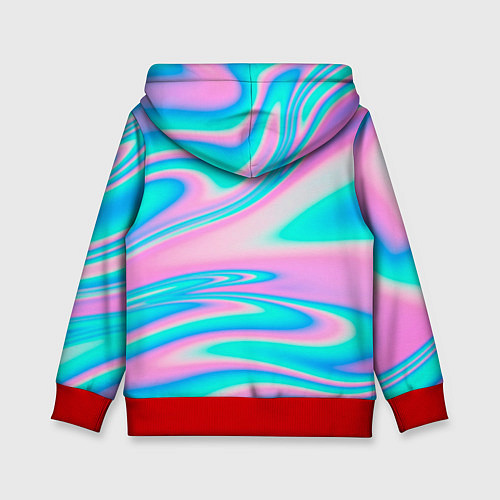 Детская толстовка Лалафанфан корейская утка / 3D-Красный – фото 2