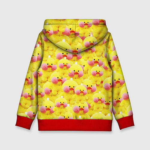 Детская толстовка УТОЧКА ЛАЛАФАНФАН - УТЯ / 3D-Красный – фото 2