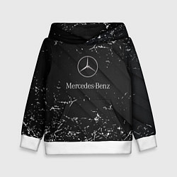 Детская толстовка Mercedes-Benz штрихи black