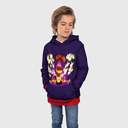 Толстовка-худи детская RAYMAN LEGENDS РЭЙМАН, цвет: 3D-красный — фото 2