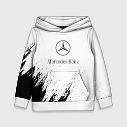 Детская толстовка Mercedes-Benz - White texture
