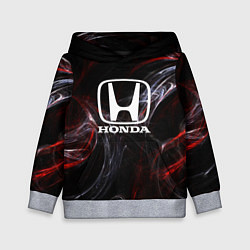 Толстовка-худи детская Honda разводы, цвет: 3D-меланж