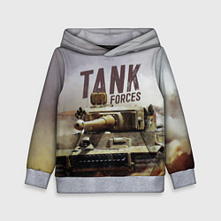 Толстовка-худи детская Forces Tank, цвет: 3D-меланж