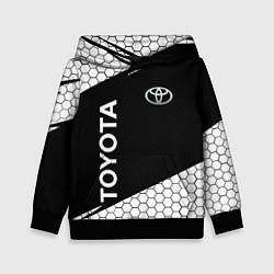 Толстовка-худи детская Toyota Sport соты, цвет: 3D-черный