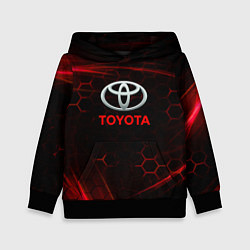 Толстовка-худи детская Toyota sport соты, цвет: 3D-черный