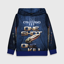 Детская толстовка One Shot One Kill CS GO