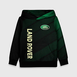Толстовка-худи детская Land Rover , Ленд Ровер, цвет: 3D-черный