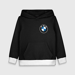 Детская толстовка BMW LOGO CARBON ЧЕРНЫЙ КАРБОН