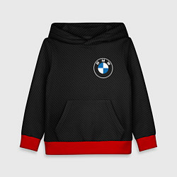 Детская толстовка BMW LOGO CARBON ЧЕРНЫЙ КАРБОН