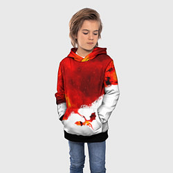 Толстовка-худи детская ДЫХАНИЕ ЗВЕЗДНОГО ДРАКОНА DRAGON FIRE, цвет: 3D-черный — фото 2