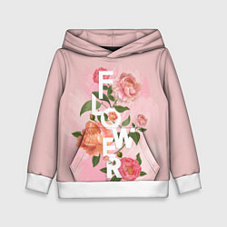 Детская толстовка Pink Flower