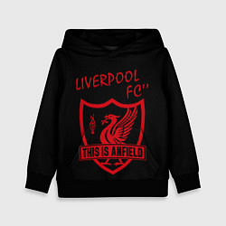 Толстовка-худи детская Liverpool Ливерпуль, цвет: 3D-черный