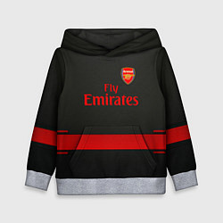 Толстовка-худи детская Arsenal fc, цвет: 3D-меланж