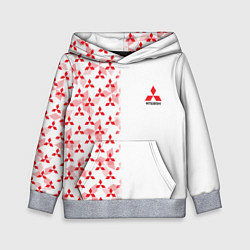 Детская толстовка Mitsubishi Mini logo Half pattern